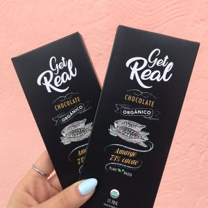 Chocolate organico 80% cacao orgánico Get Real 70grs