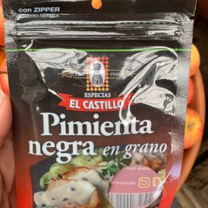 Pimienta negra en grano El Castillo x 25 grs